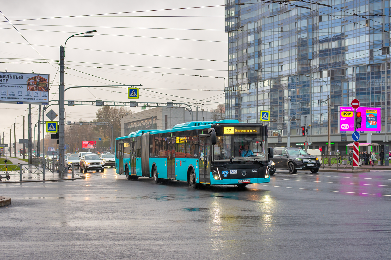 Saint Petersburg, LiAZ-6213.65 # 6752