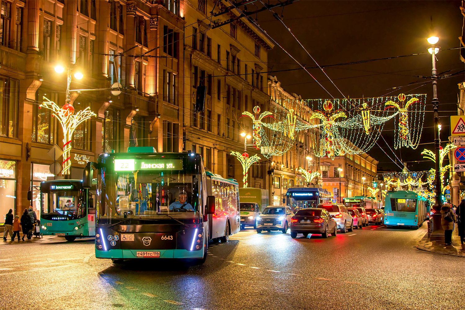 Saint Petersburg, LiAZ-6213.65 # 6643