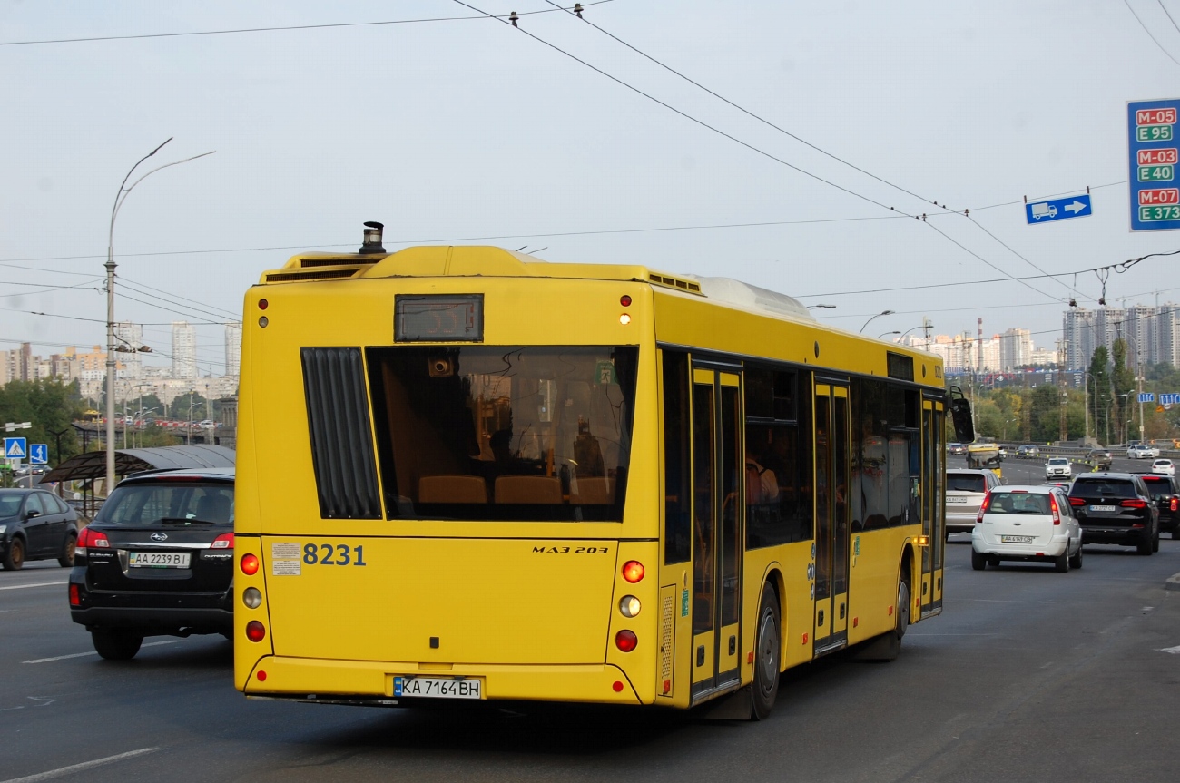 Kyiv, MAZ-203.015 # 8231