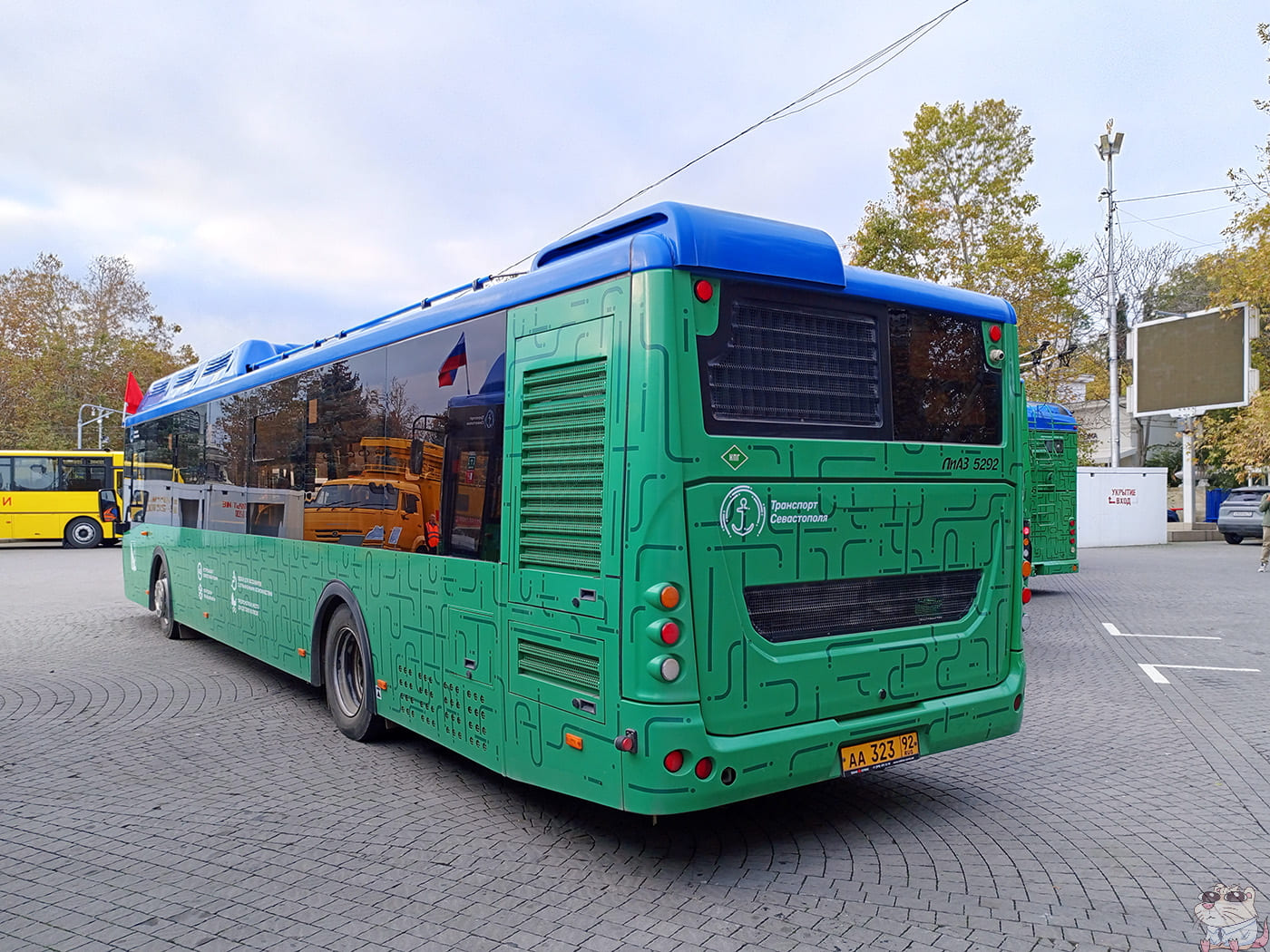 Sevastopol, LiAZ-5292.67 (CNG) # АА 323 92; Sevastopol — Exhibition dedicated to the 75th anniversary of the Sevastopol Trolleybus