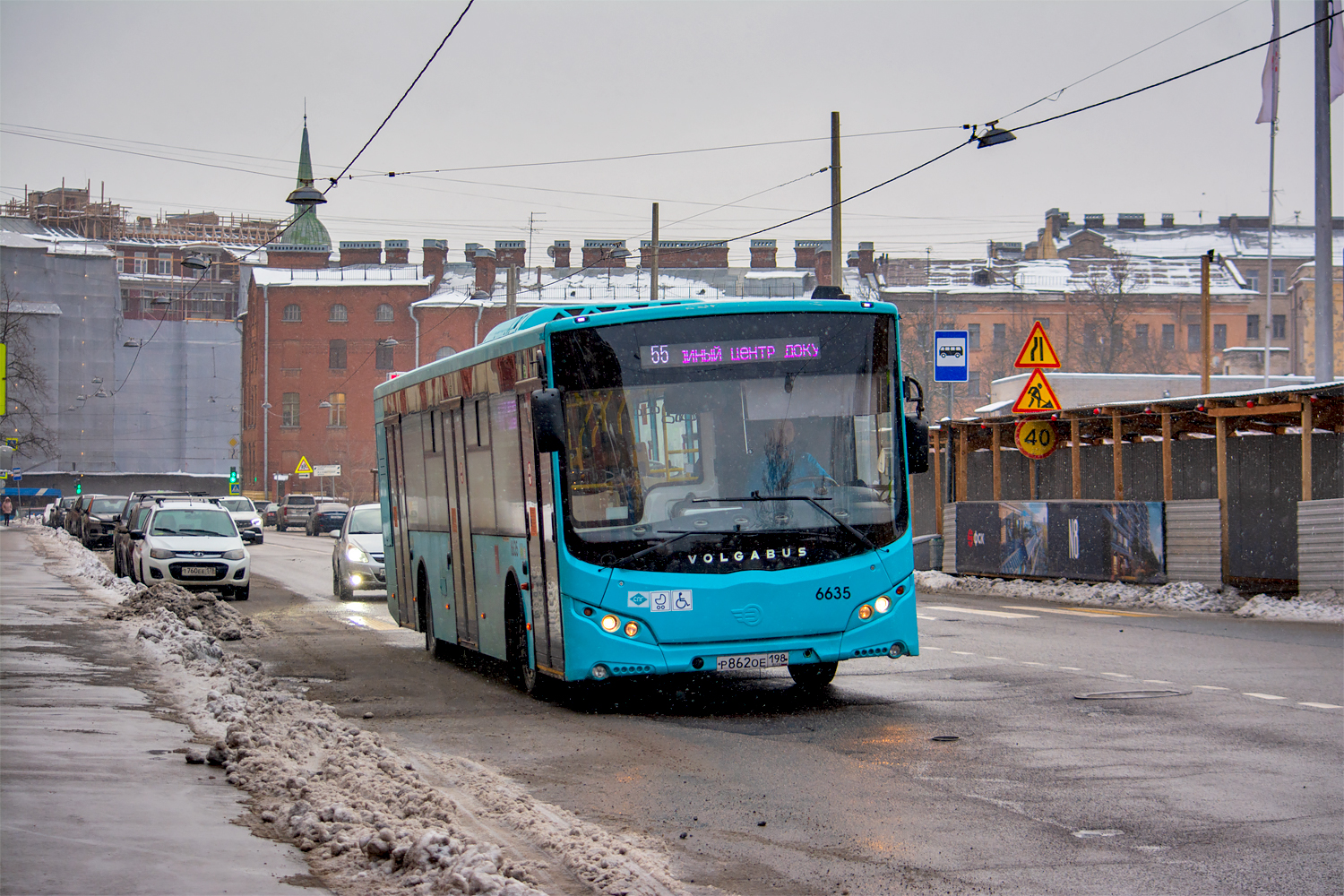 Санкт-Пецярбург, Volgabus-5270.G4 (LNG) № 6635