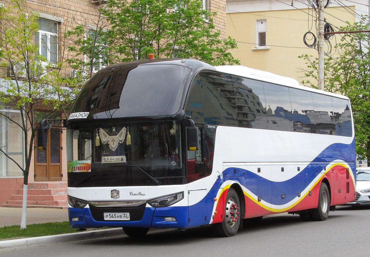 Bryansk, Zhongtong LCK6127H ComPass # Р 565 НВ 32
