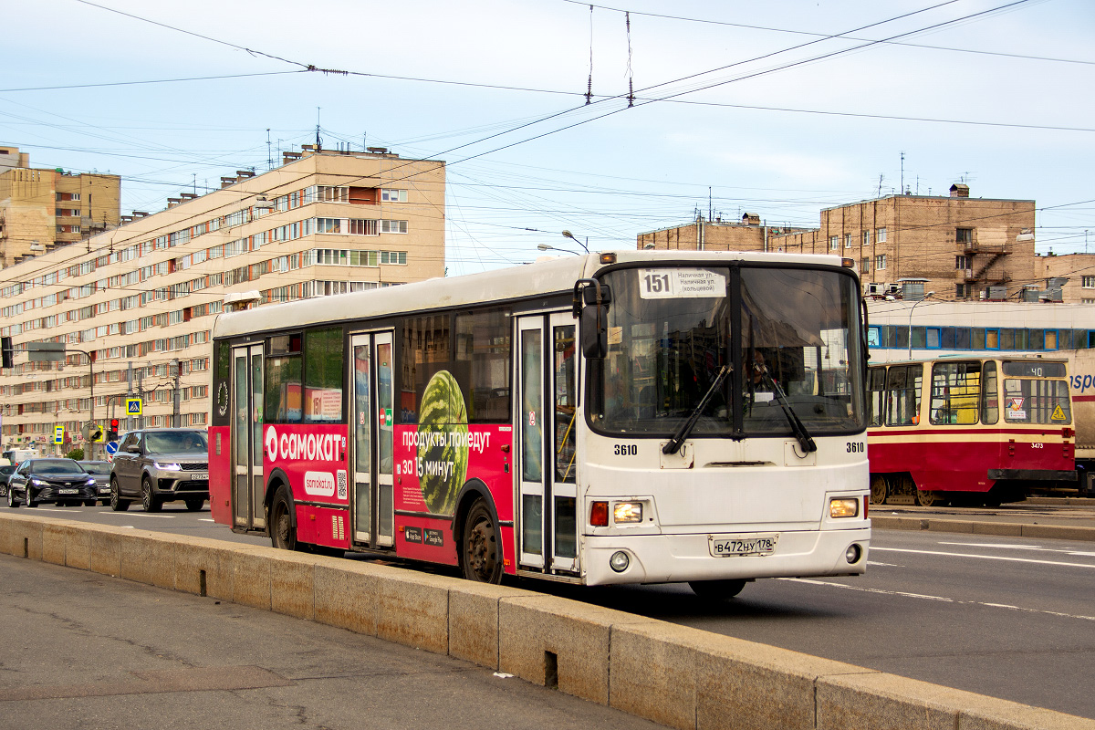 Saint Petersburg, LiAZ-5293.53 # 3610