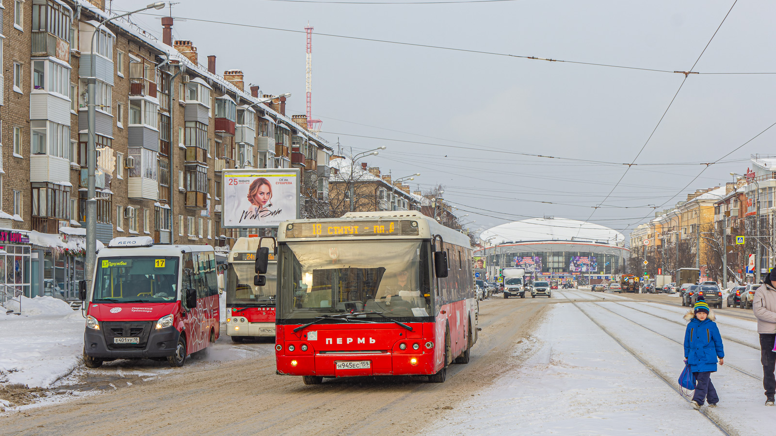 Perm, LiAZ-5292.65 # Н 945 ЕС 159