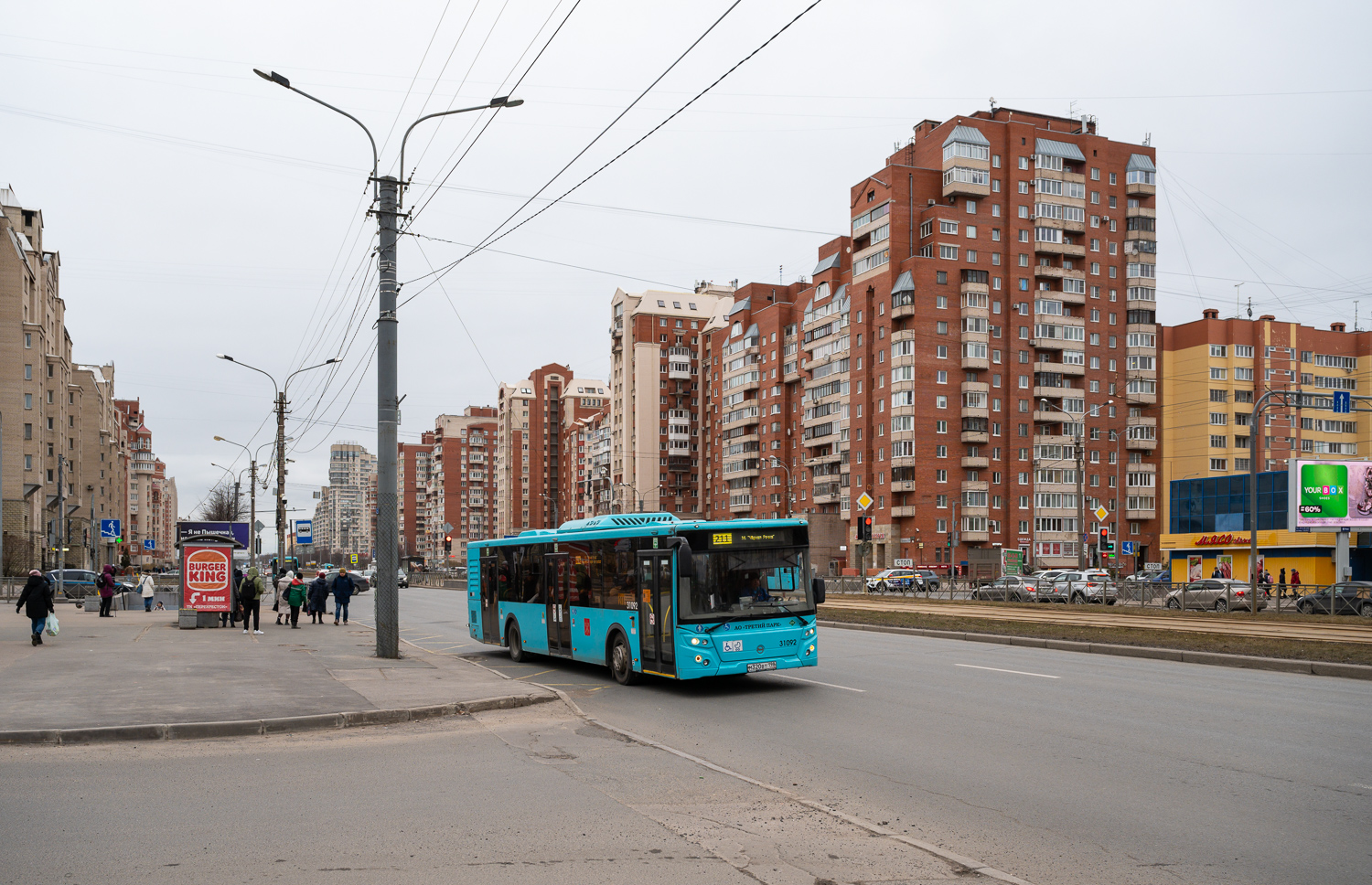 Saint Petersburg, LiAZ-5292.67 (LNG) # 31092