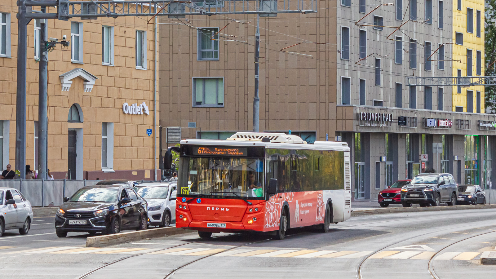 Perm, LiAZ-5292.65 # Н 609 ЕС 159