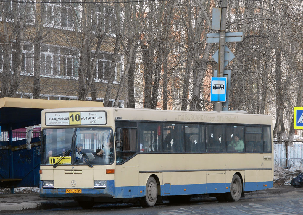 Perm, Mercedes-Benz O405 # АС 982 59