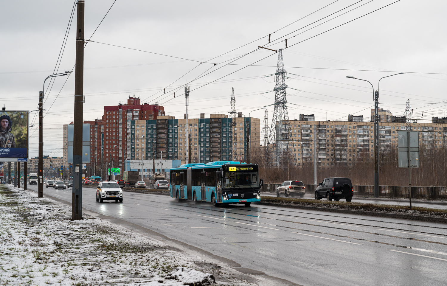 Saint Petersburg, LiAZ-6213.65 # 6955