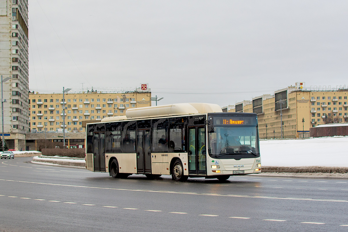 Saint Petersburg, MAN A21 Lion's City NL313 CNG # 7511
