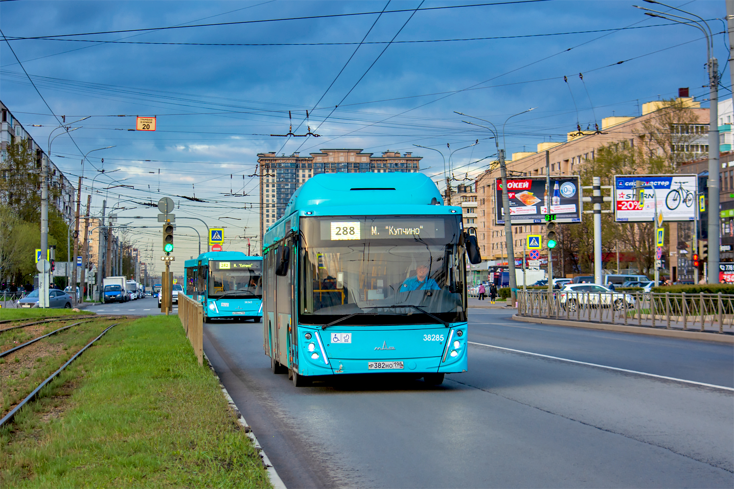 Saint Petersburg, MAZ-203.948 No. 38285