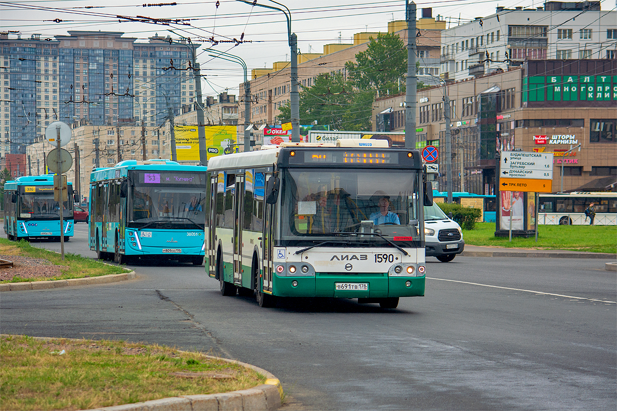 Saint Petersburg, LiAZ-5292.60 # 1590
