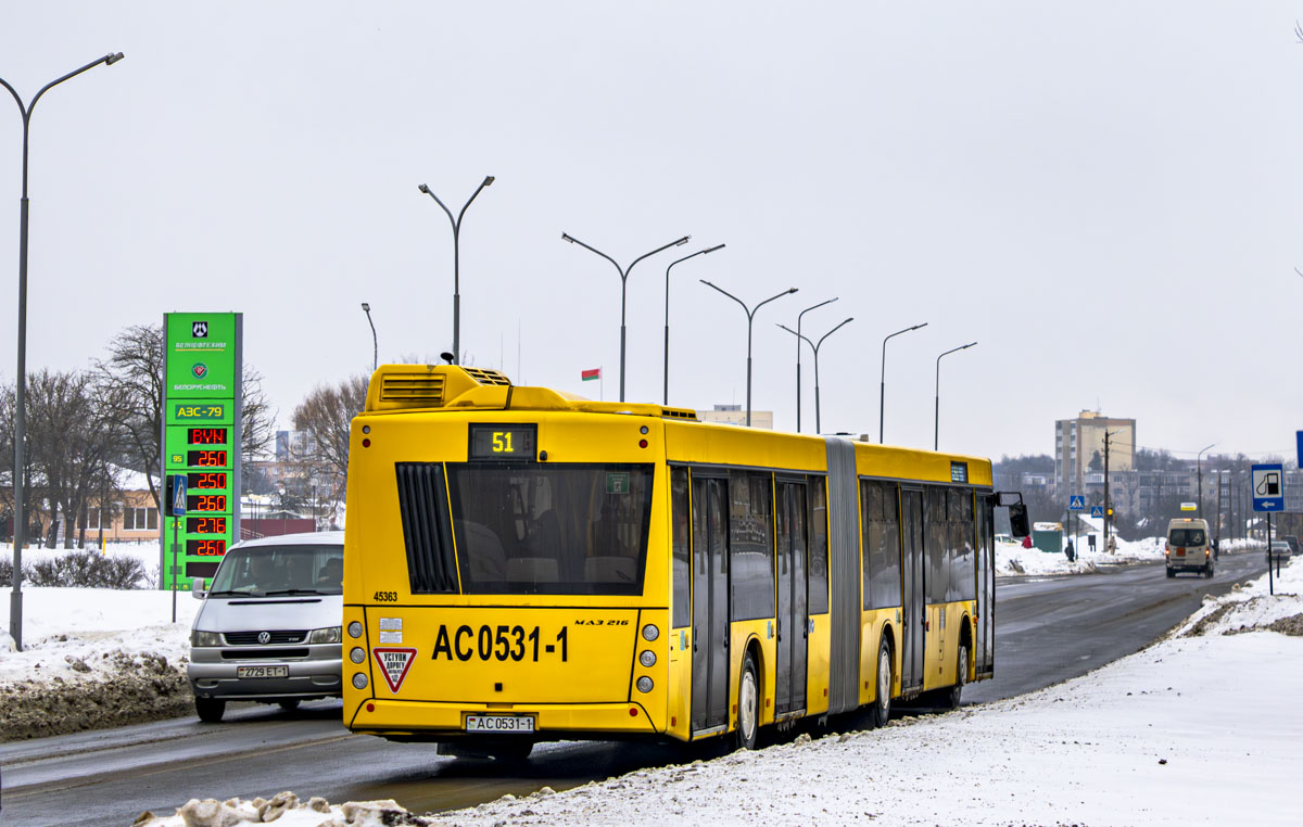 Pinsk, MAZ-216.047 # 45363