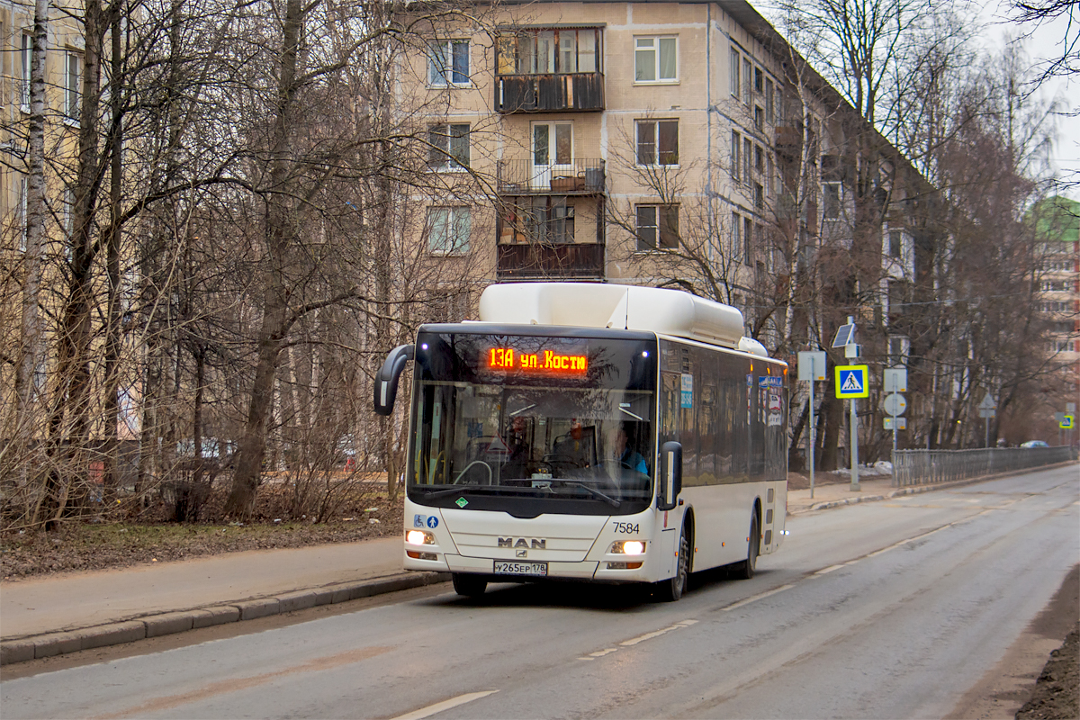 Saint Petersburg, MAN A21 Lion's City NL313 CNG # 7584