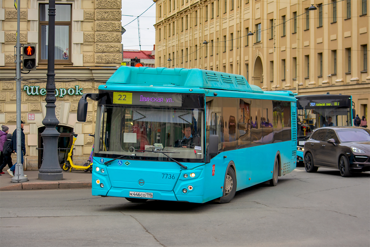Saint Petersburg, LiAZ-5292.67 (CNG) # 7736