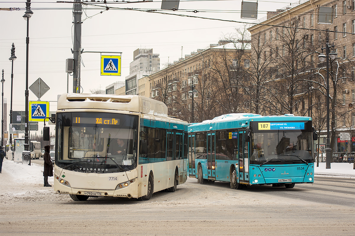 Saint Petersburg, Volgabus-5270.G2 (CNG) # 7714