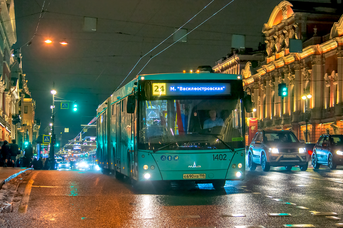 Saint Petersburg, MAZ-216.066 # 1402