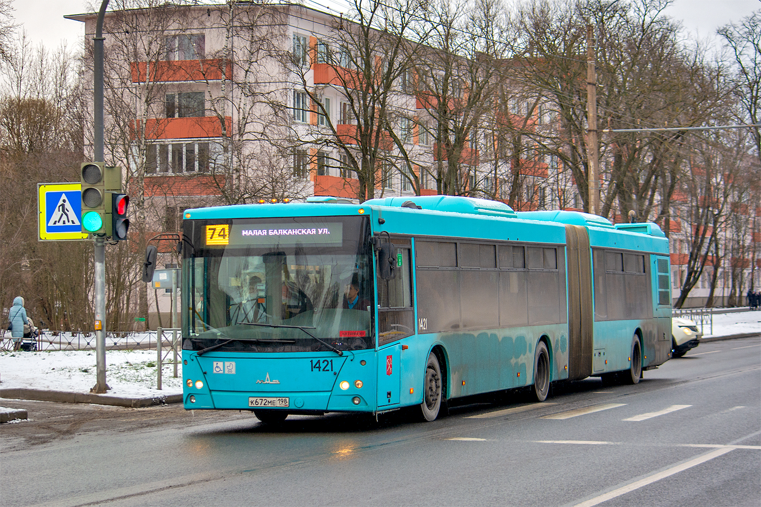 Saint Petersburg, MAZ-216.066 № 1421