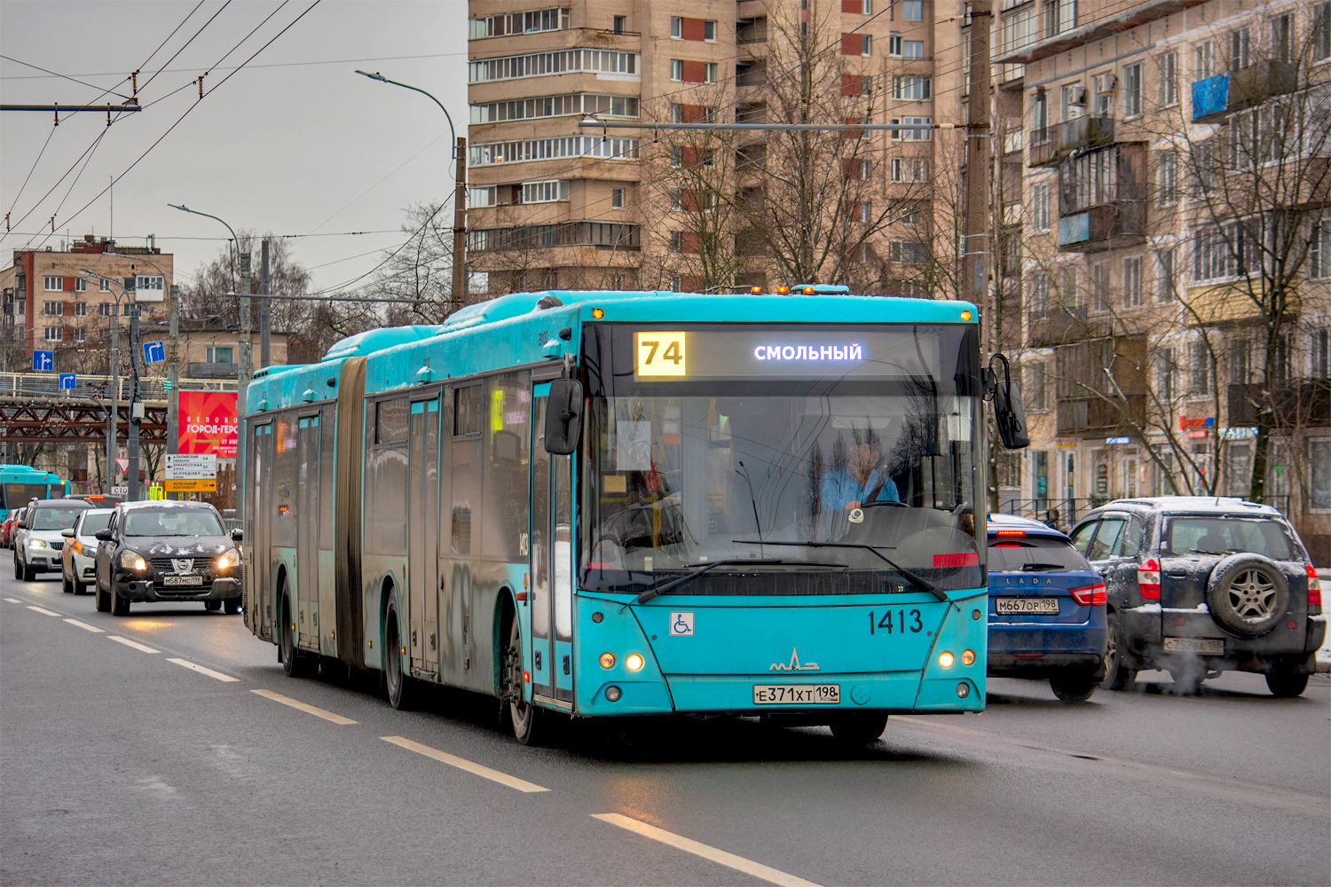 Saint Petersburg, MAZ-216.066 # 1413