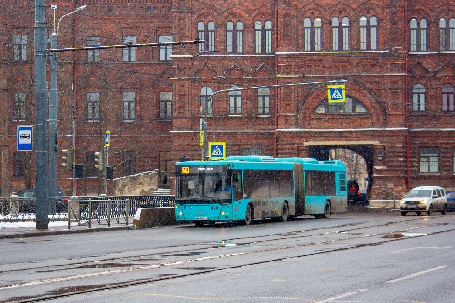 Saint Petersburg, MAZ-216.066 # 1190