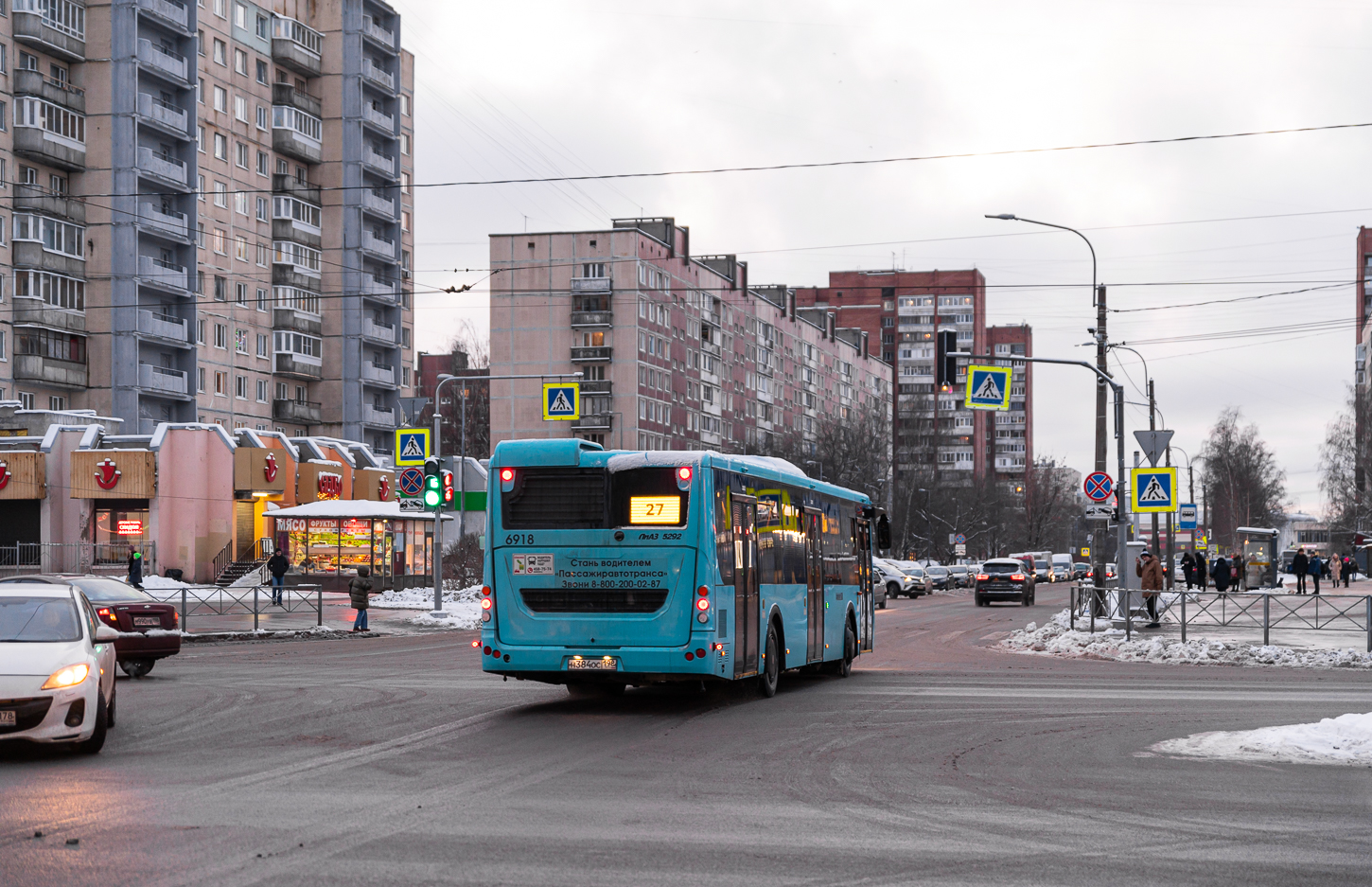 Saint Petersburg, LiAZ-5292.65 # 6918