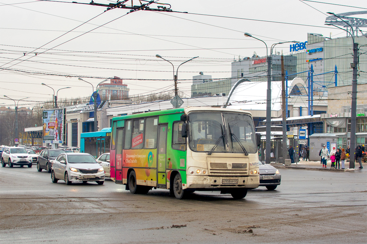 Leningrad Oblast, PAZ-320402-05 # О 958 НР 47