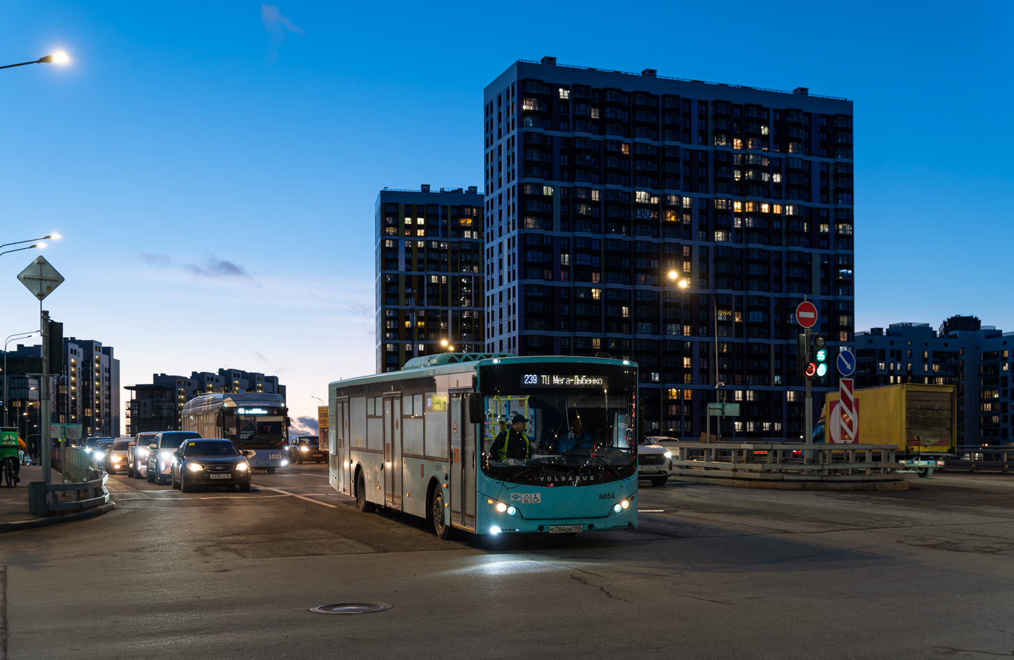 Saint Petersburg, Volgabus-5270.G4 (LNG) # 6654