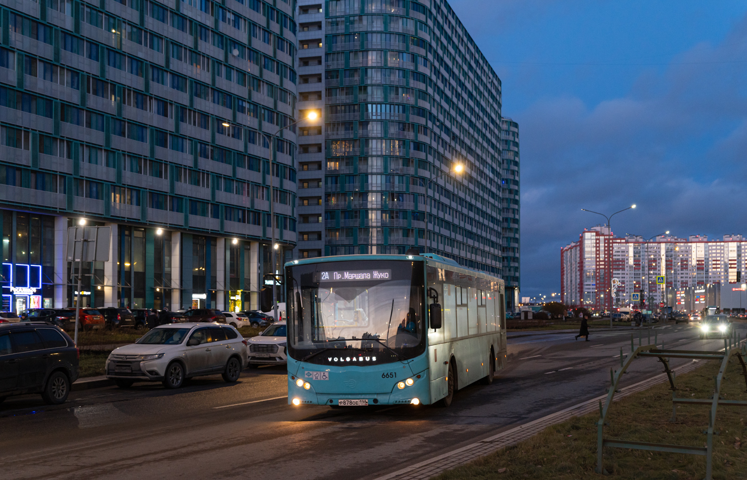Saint Petersburg, Volgabus-5270.G4 (LNG) Nr. 6651