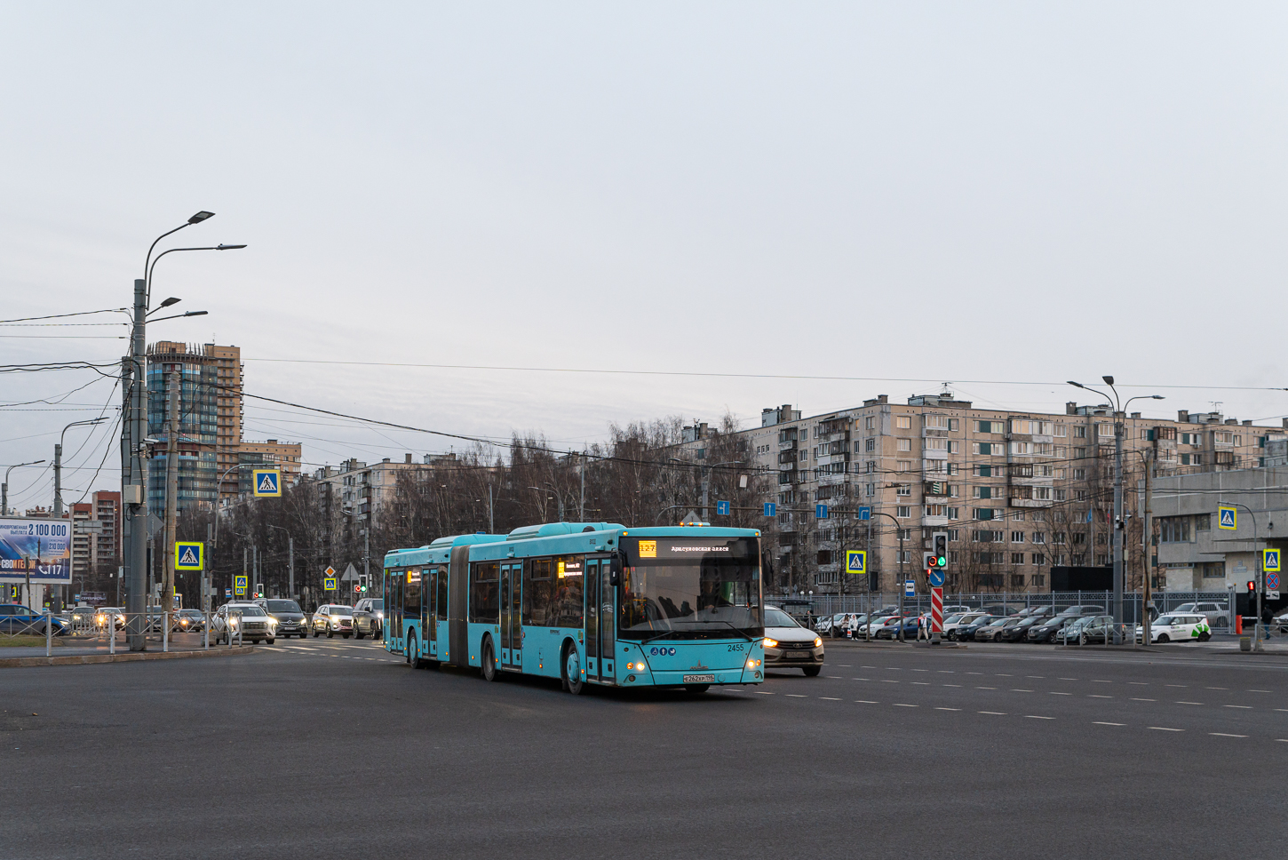 Saint Petersburg, MAZ-216.066 # 2455