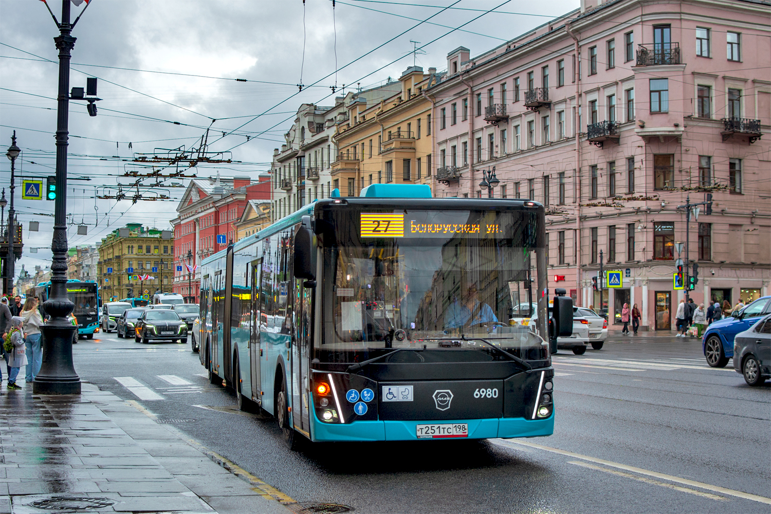 Saint Petersburg, LiAZ-6213.65 # 6980