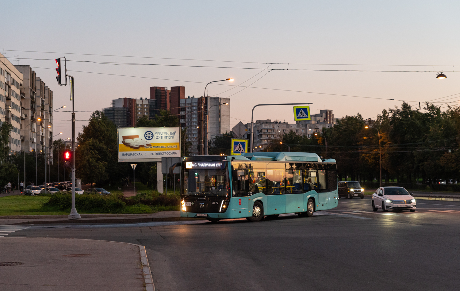 Saint Petersburg, NefAZ-5299-40-57 (CNG) # 3172