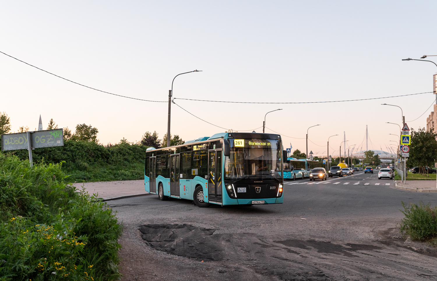 Saint Petersburg, NefAZ-5299-40-52 # 3177