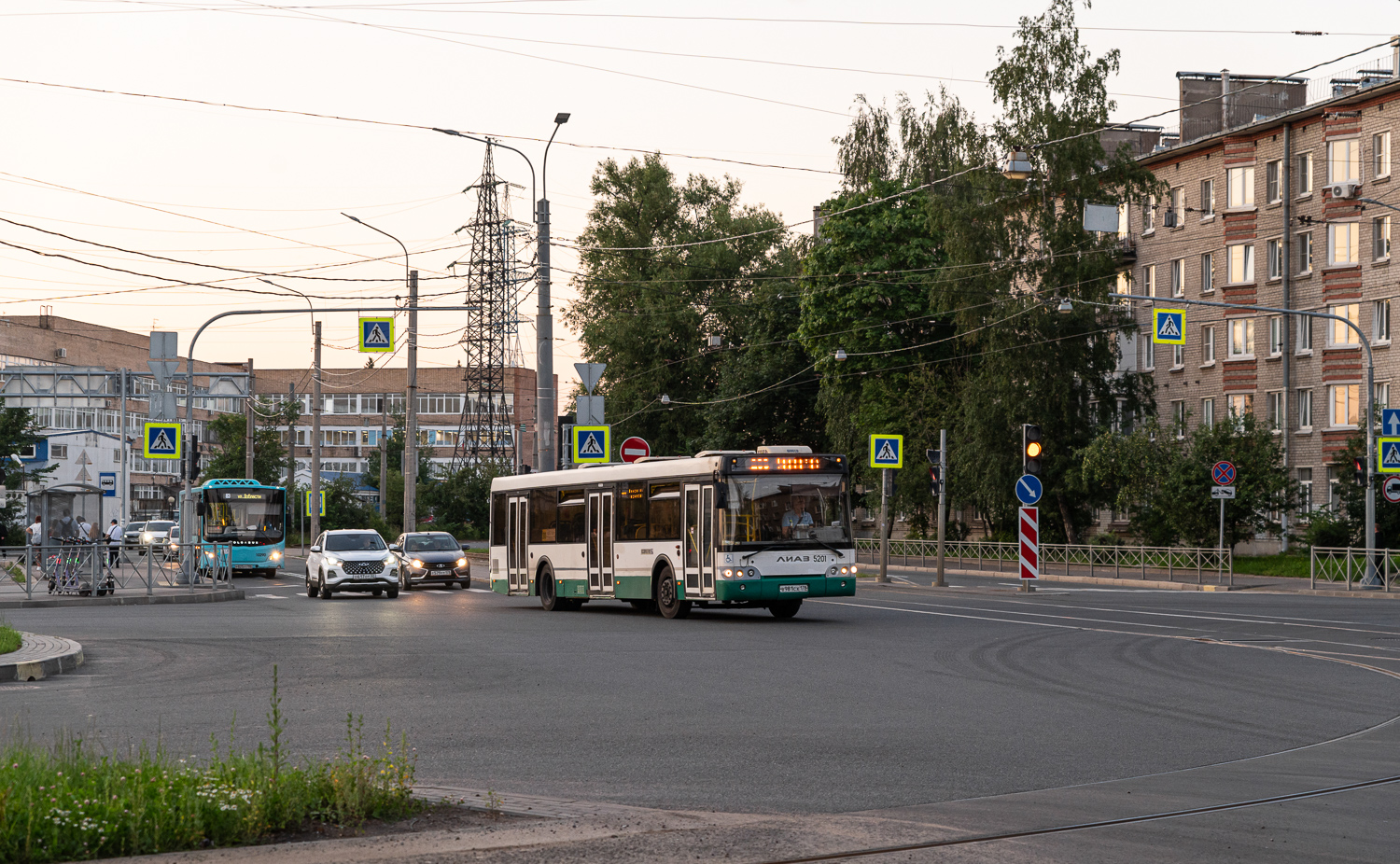 Saint Petersburg, LiAZ-5292.60 # 5201