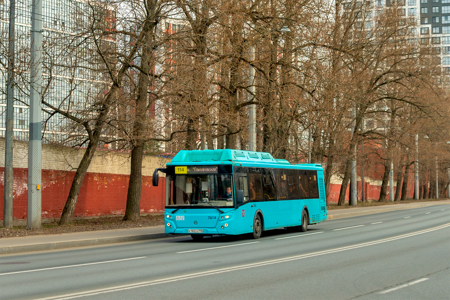 Saint Petersburg, LiAZ-5292.67 (CNG) # 7614