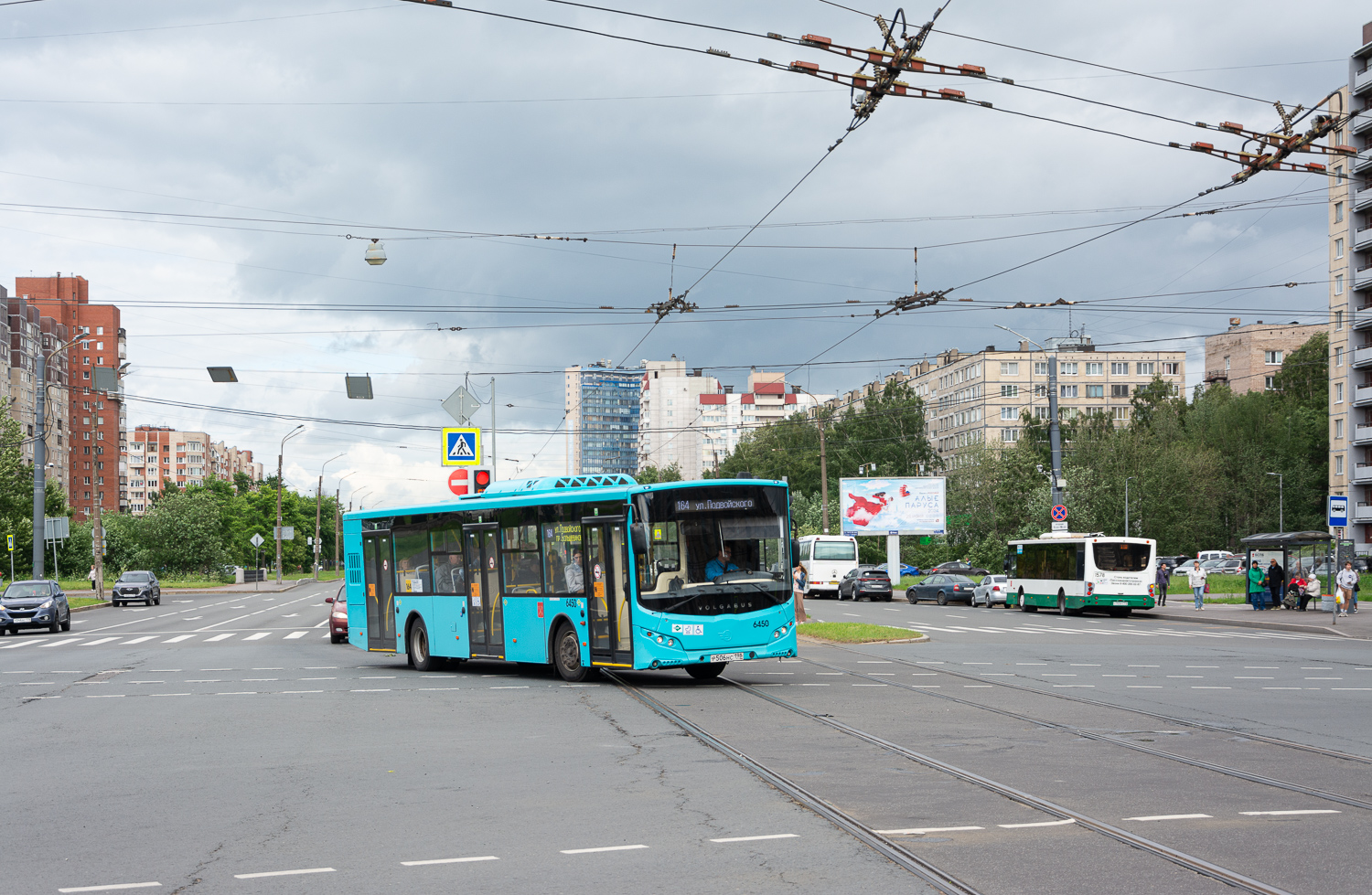 Saint Petersburg, Volgabus-5270.G2 (LNG) # 6450