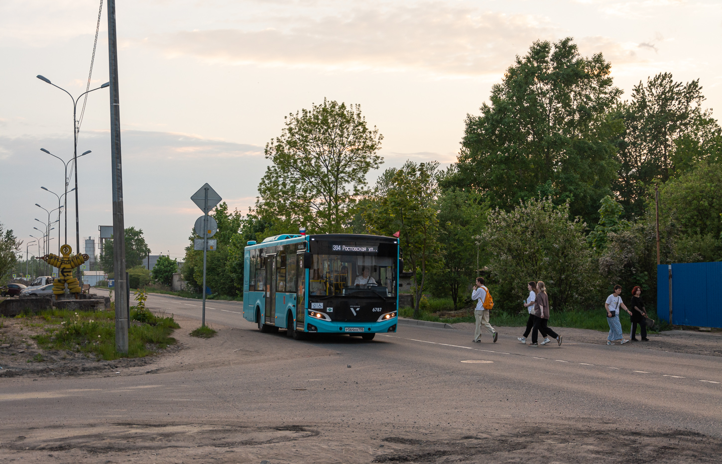 Санкт-Петербург, Volgabus-4298.G4 (LNG) № 6787