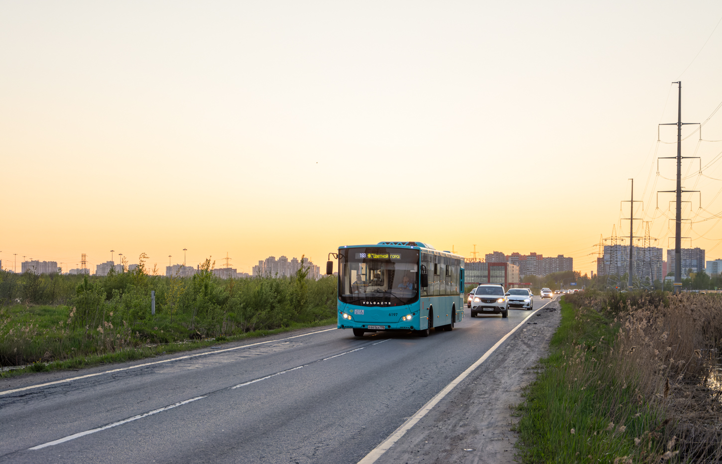 Saint Petersburg, Volgabus-5270.G2 (LNG) # 6197