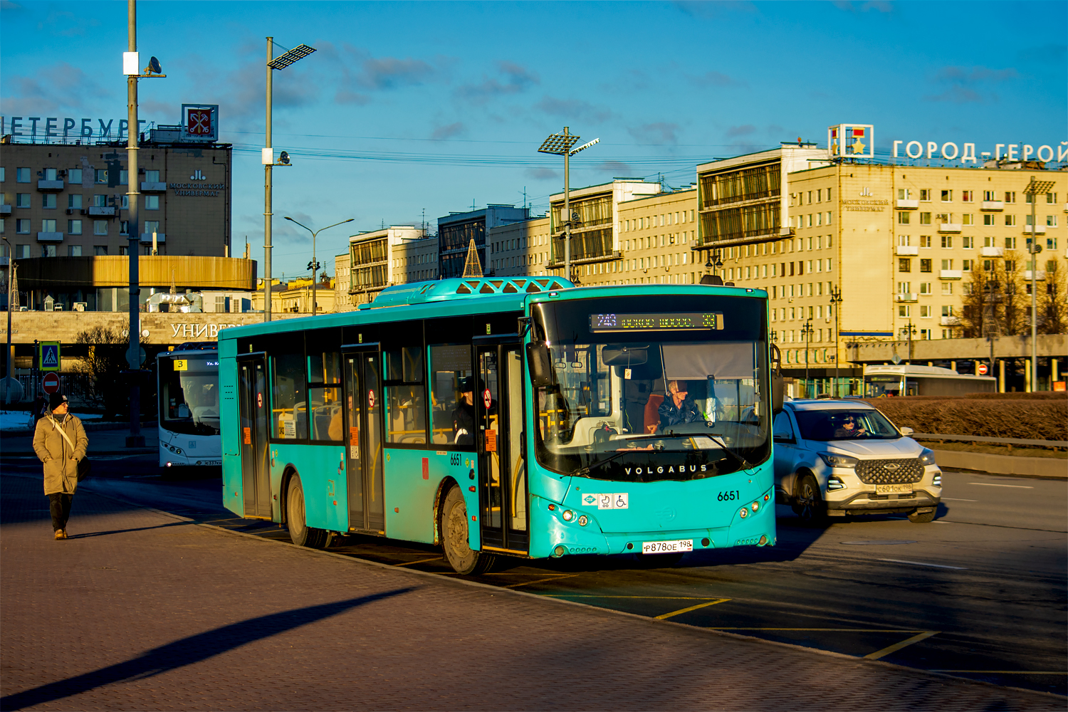 Saint Petersburg, Volgabus-5270.G4 (LNG) # 6651
