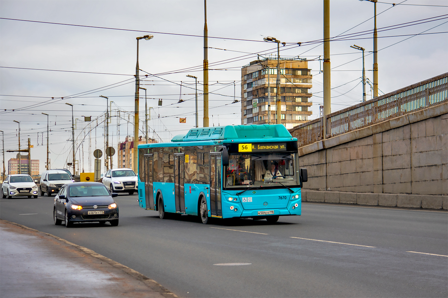 Saint Petersburg, LiAZ-5292.67 (CNG) # 7670