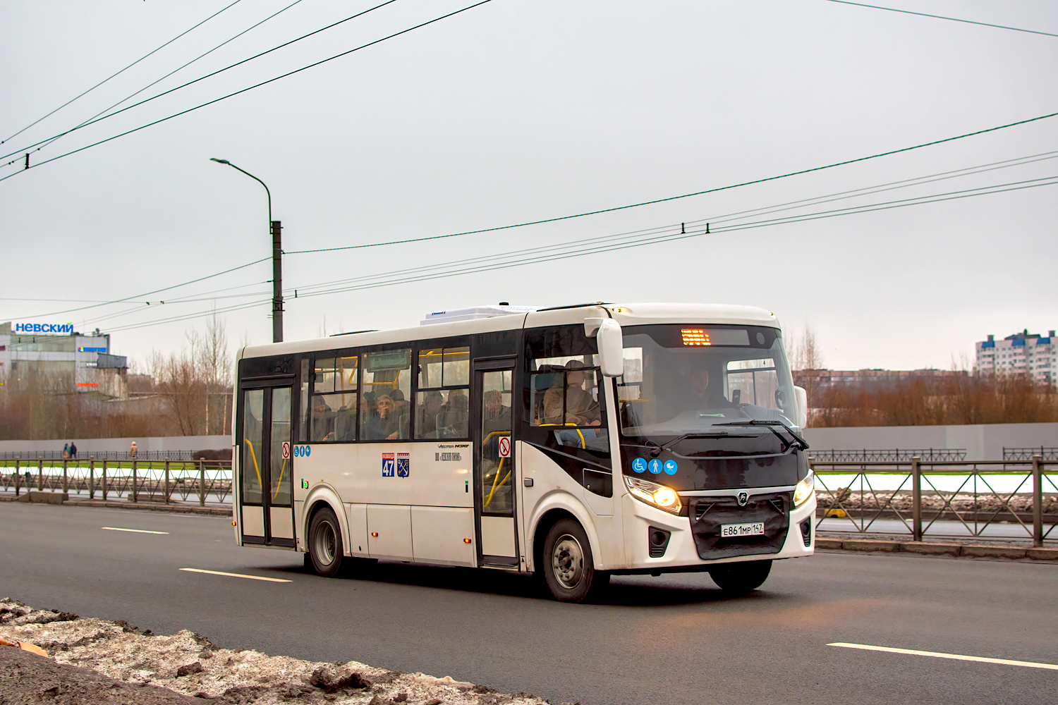 Otradnoye, PAZ-320415-04 "Vector Next" # Е 861 МР 147