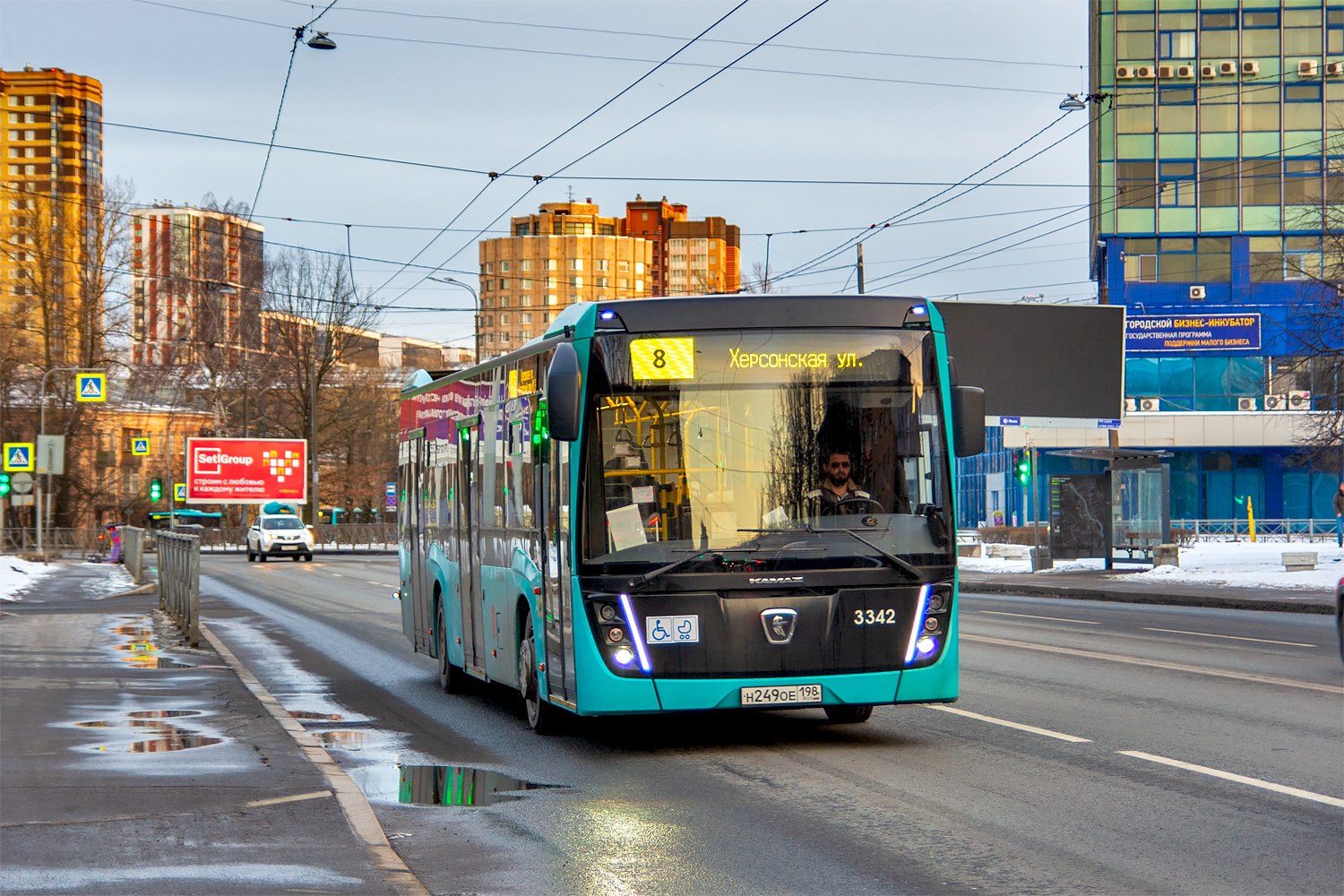 Saint Petersburg, NefAZ-5299-40-52 # 3342