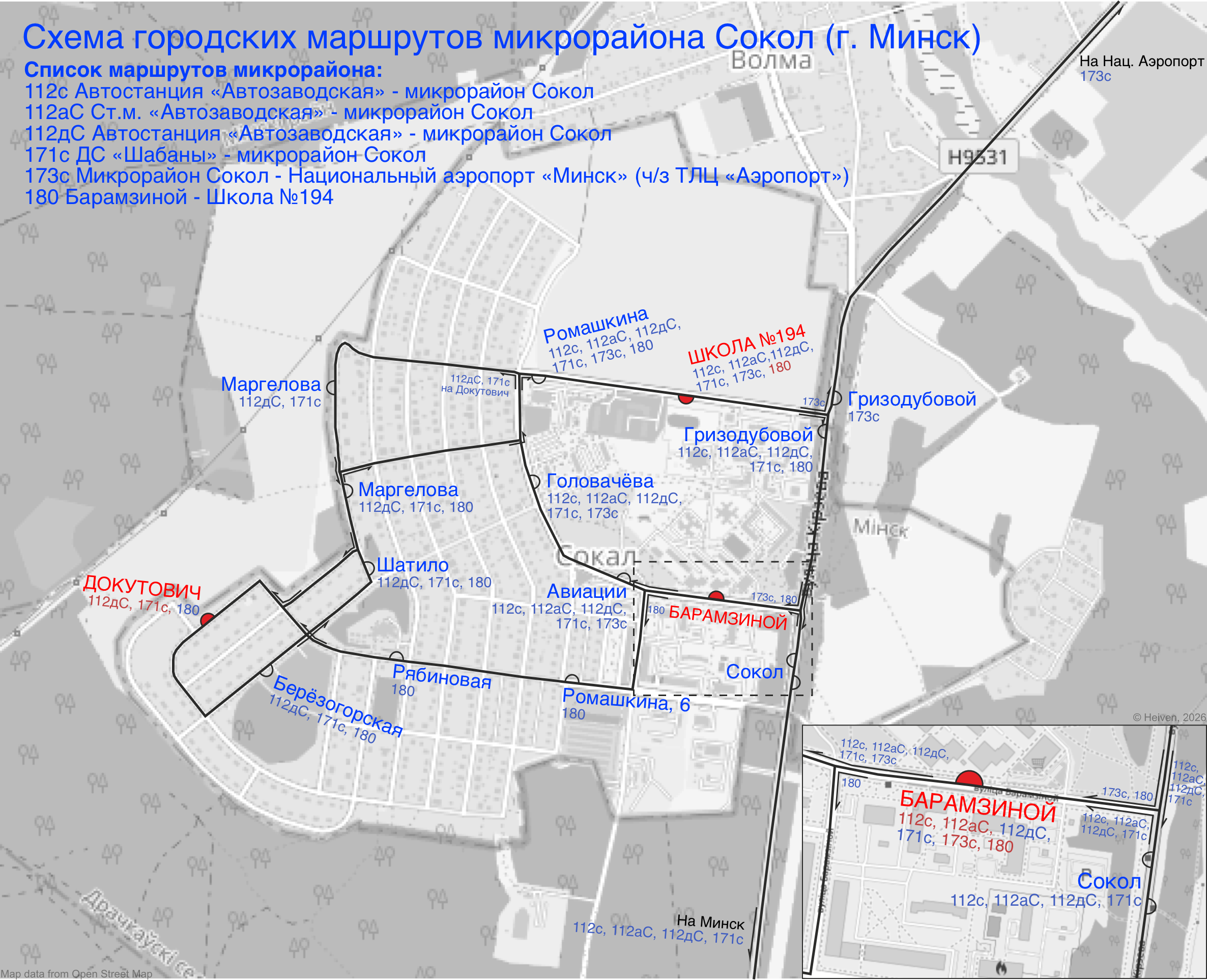 Minsk — Maps