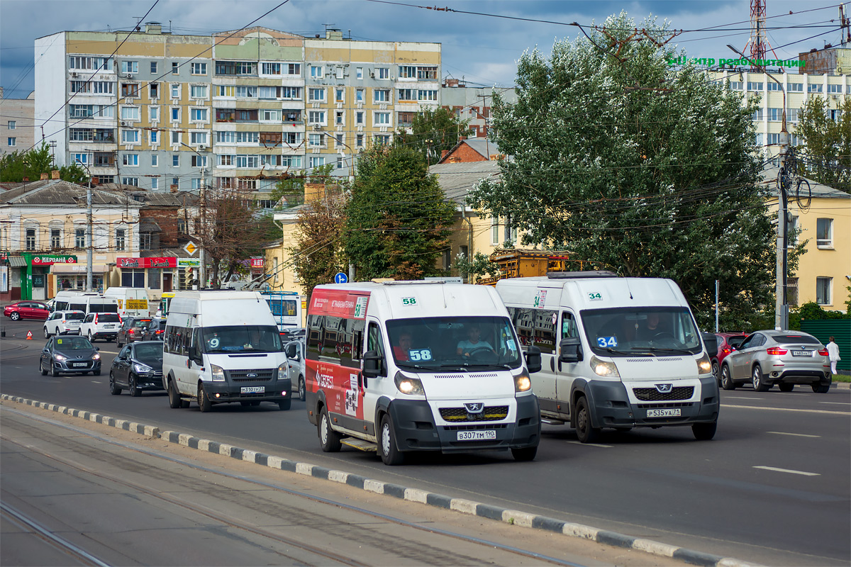 Tula, Nizhegorodets-222709 (Ford Transit) # М 310 ТУ 71; Tula, IRITO Boxer L4H2 # В 307 ТМ 190