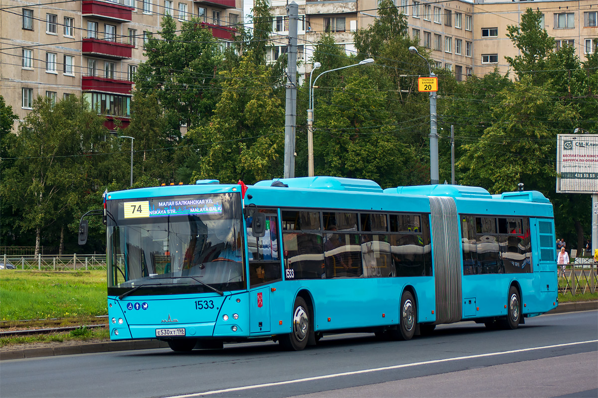 Saint Petersburg, MAZ-216.066 # 1533