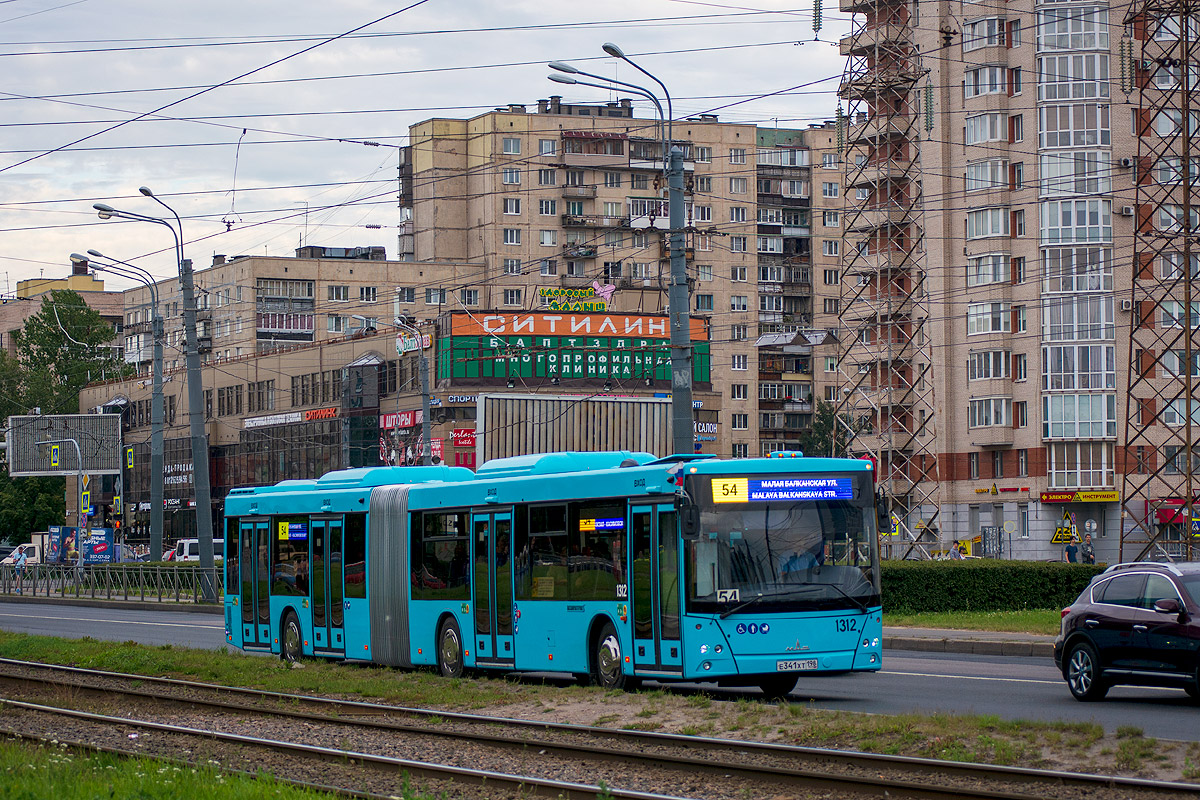 Saint Petersburg, MAZ-216.066 No. 1312
