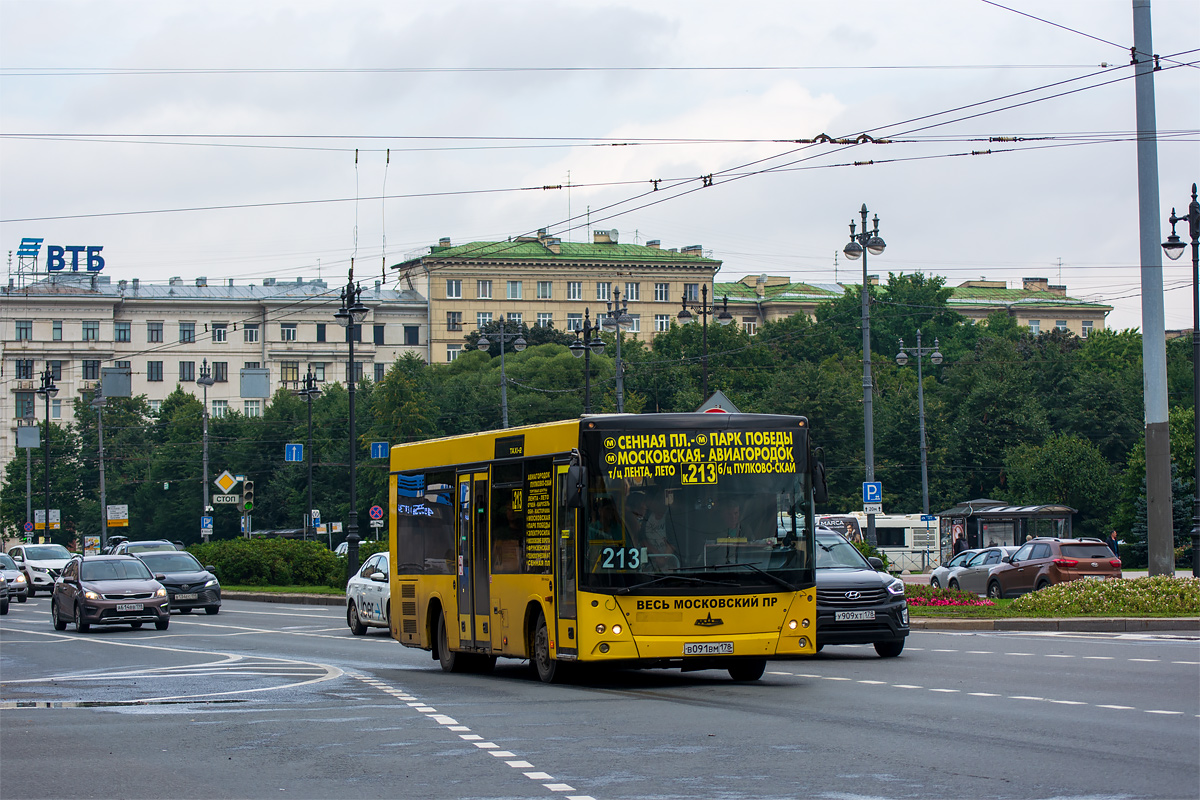 Saint Petersburg, MAZ-206.067 # В 091 ВМ 178