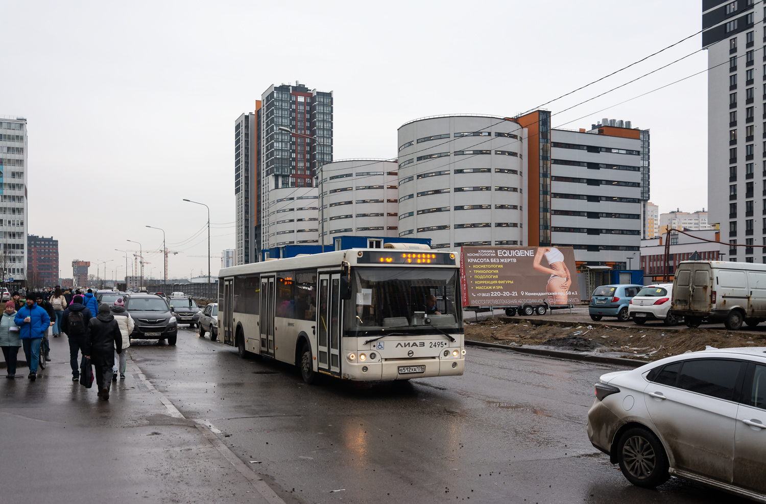 Saint Petersburg, LiAZ-5292.60 # 2495