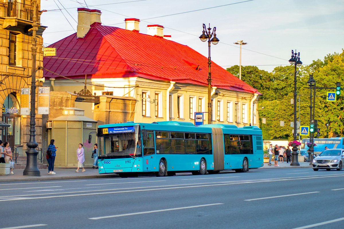 Saint Petersburg, MAZ-216.066 # 1190