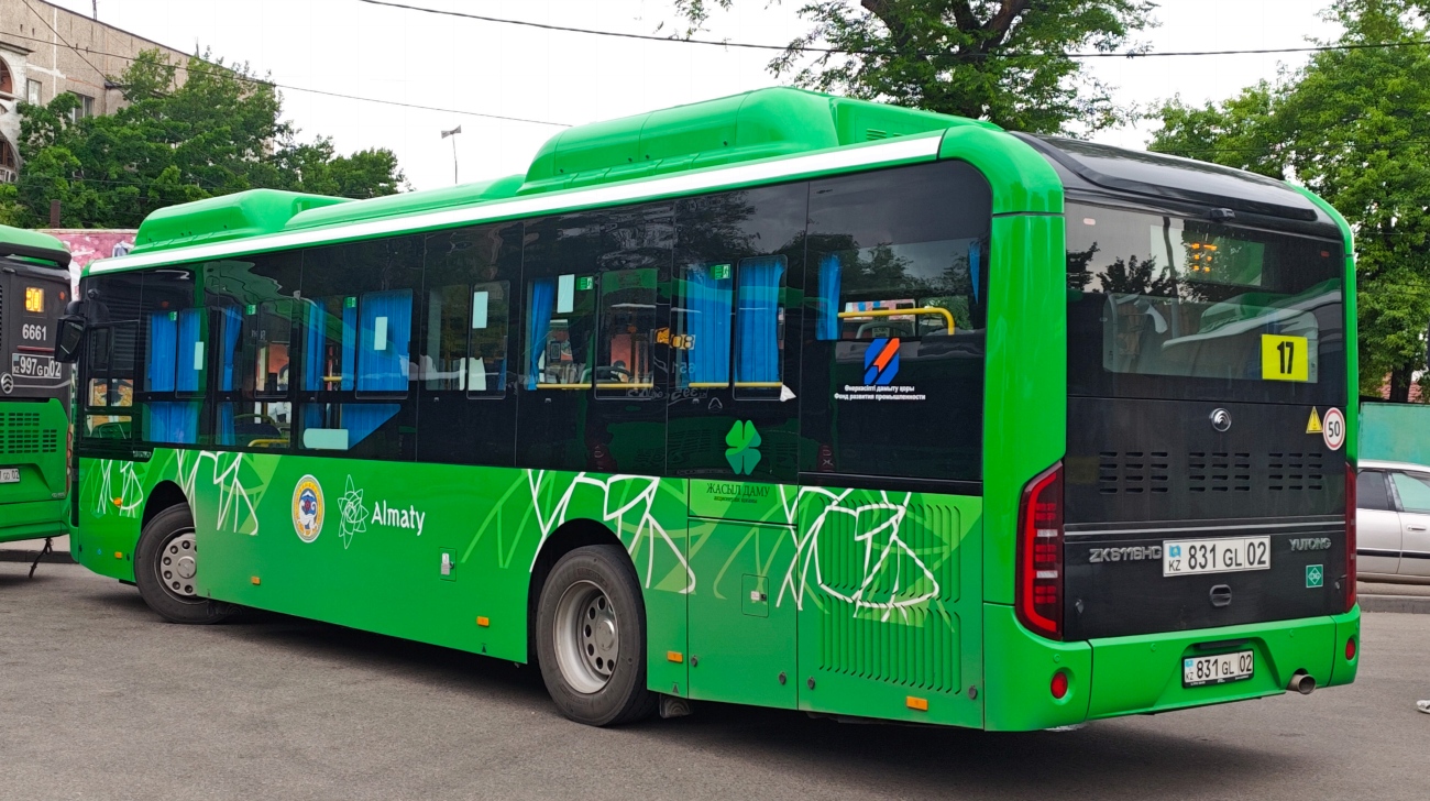 Almaty, Yutong ZK6116HG (QazTehna) # 831 GL 02