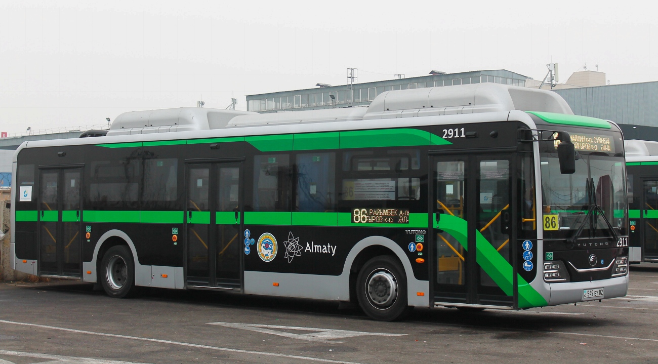 Almaty, Yutong ZK6126HG (QazTehna) # 2911