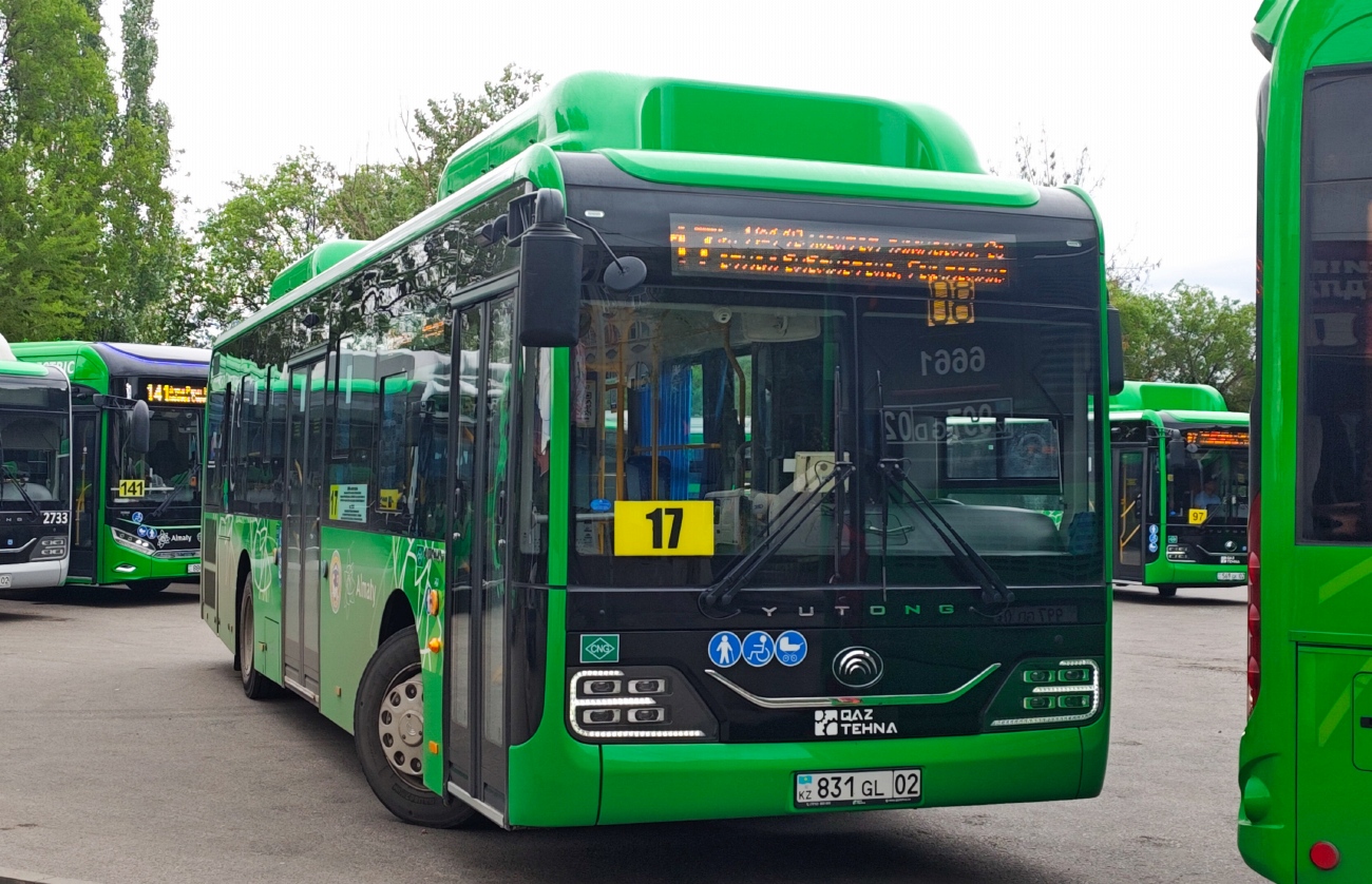 Almaty, Yutong ZK6116HG (QazTehna) # 831 GL 02